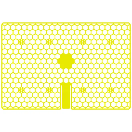 PLASTIC BRICKGUARD (HEXGUARD) - 40 Pack - Black